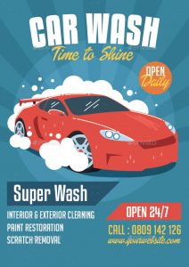 car wash flyer preview