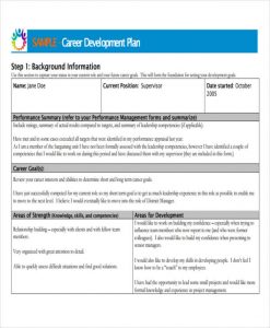 career development plan employee career development plan