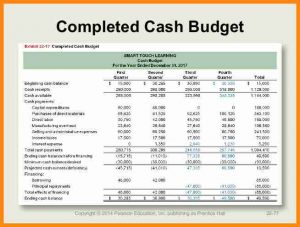 cash budget example cash budget example pdf accounting chapter cb