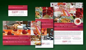 caterer business cards corporate event planner caterer business marketing graphic design