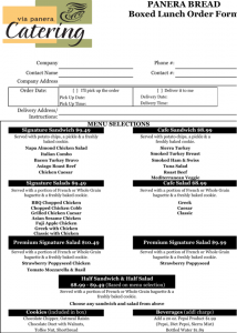 catering invoice template catering order form template excel