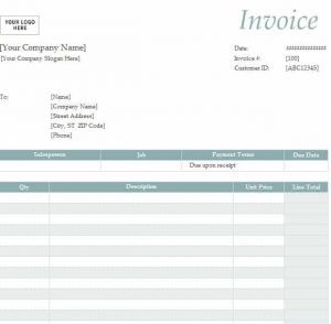 catering invoice template invoice templates