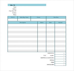 catering invoice template print catering invoice template