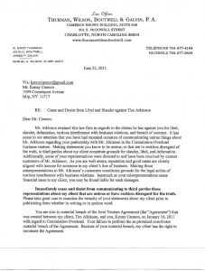 cease and desist letter sample kenny cannon cease and desist letter by law firm
