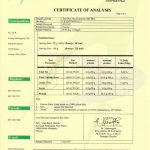 certificate of analysis coa (collagen)