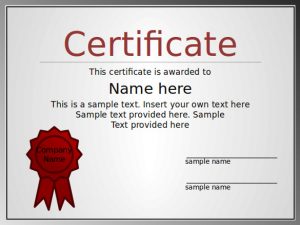 certificate template powerpoint free certificate template for powerpoint