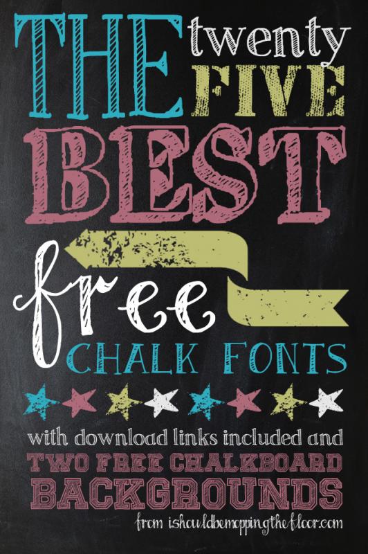 chalkboard font free
