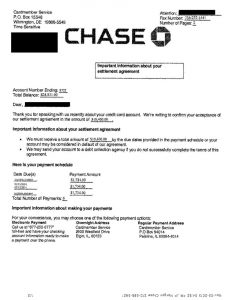 chase bank statements