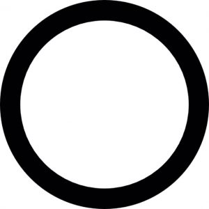check register templates circular shape black outline