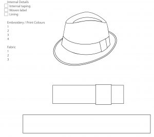 check template pdf fedora hat