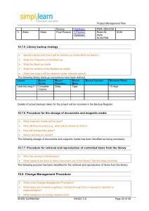 check template word project management plan template
