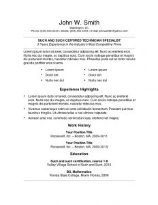 check template word resume template