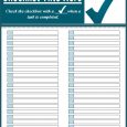 checklist template word checklist template