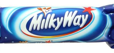 choc bar wrappers milky way uk wrapper small