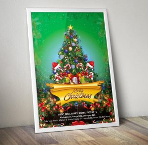 christmas invitation template free christmas flyer psd