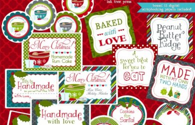 christmas label templates baking stylesheet