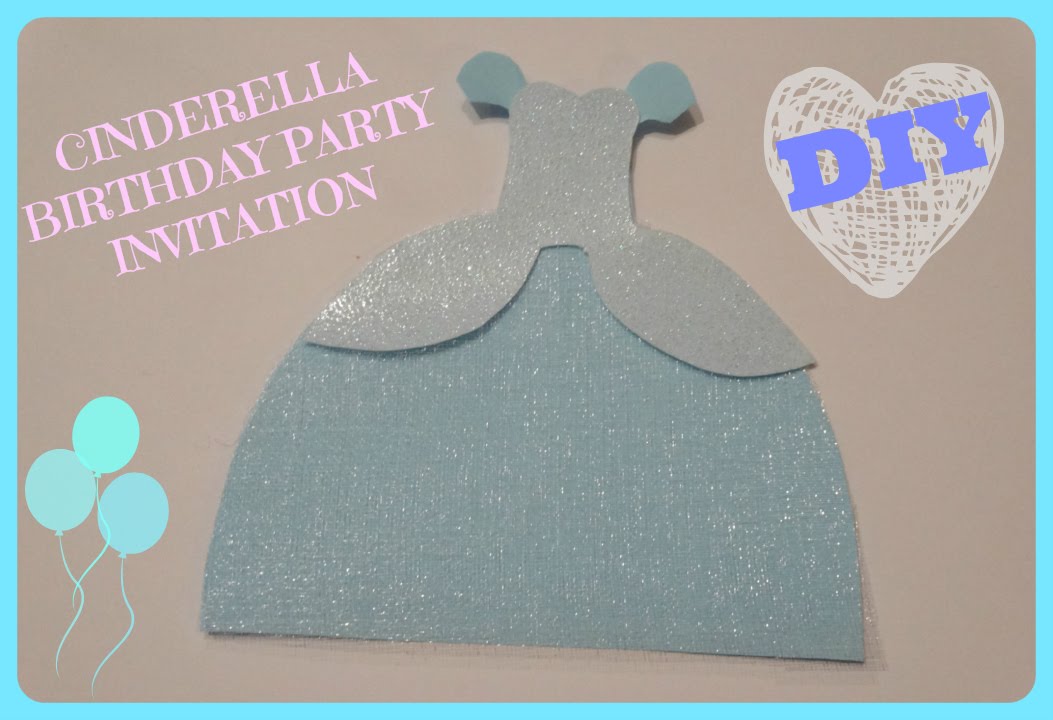 cinderella birthday invitations
