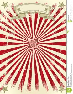 circus poster template vintage red sunbeams background your poster