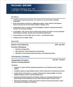 civil engineer resume civil engineer resume pdf template download
