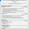civil engineer resume civil engineering sample resume