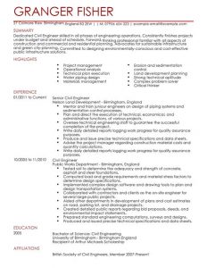 civil engineering resume civil engineer resume full