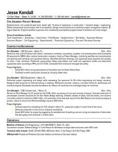 civil engineering resume civil engineering resume template