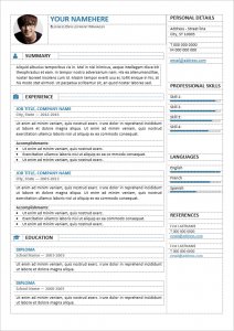 classic resume template gastown editable professional resume template
