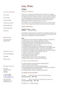 classic resume template pic editor cv template