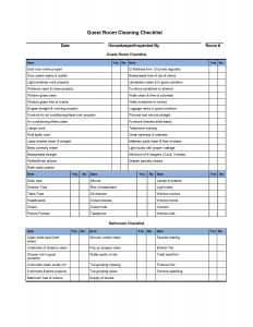 cleaning checklist template d guest room cleaning checklist
