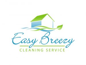 cleaning service logo easy breezy logo