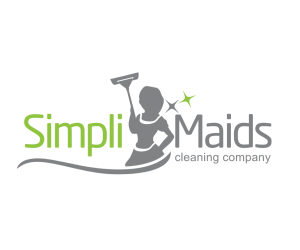 cleaning service logo simpli maids cleaning company logo design