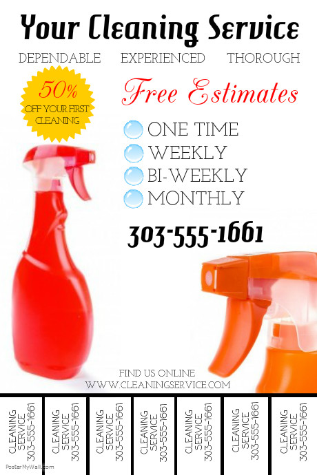 cleaning services flyers