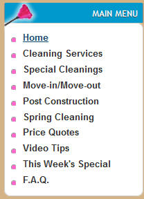 cleaning services price list template img
