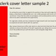 clerical cover letter law clerk cover letter