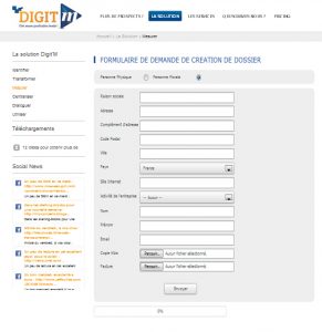 client information form formulaire