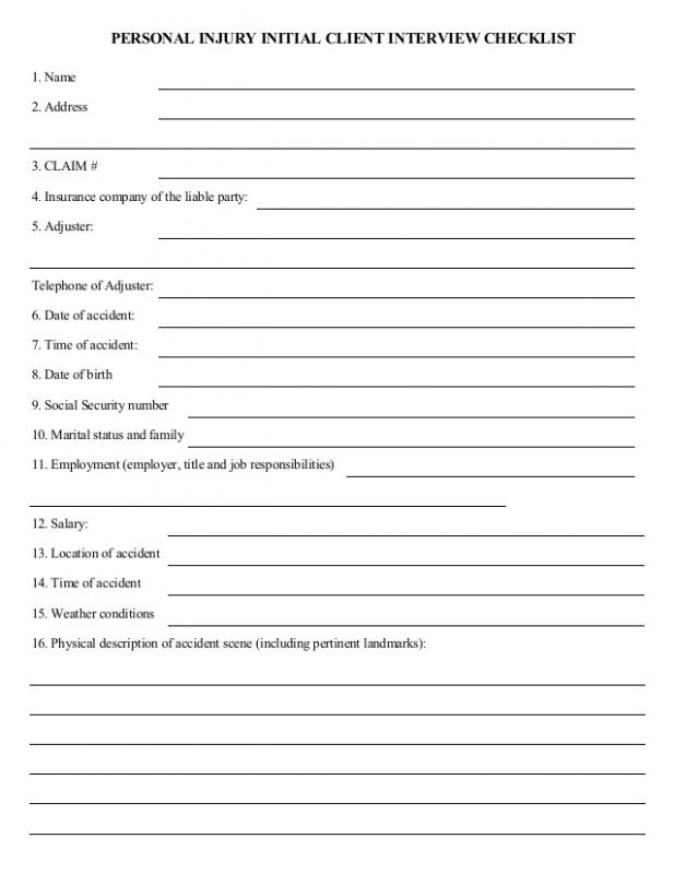 client intake form template
