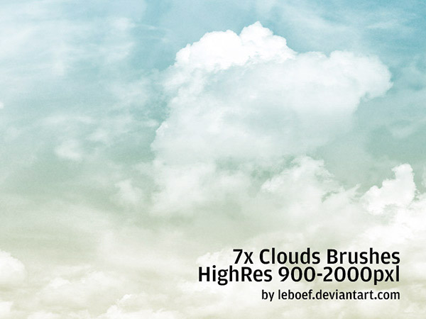 cloud brush photoshop