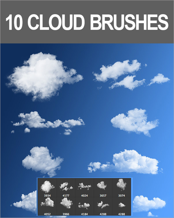 cloud photoshop brushes