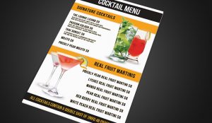cocktail menu design coctail menu