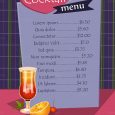 cocktail menu template cocktail menu template download