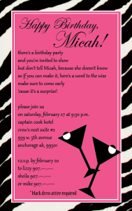 cocktail party invitations micah invitationcopyblog