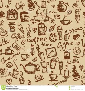 coffee bag design coffee time seamless background your design