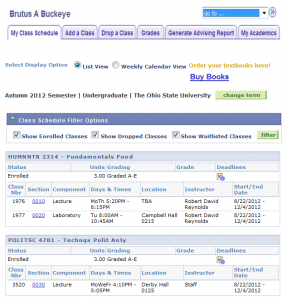 college class schedule template sr my class schedule