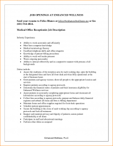 college freshman resume template front desk for medical office resume