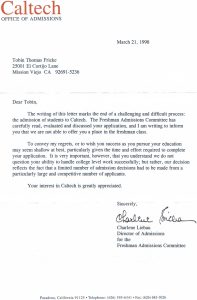 college rejection letter fe b
