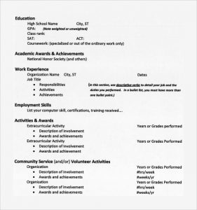 college resume samples college student resume format