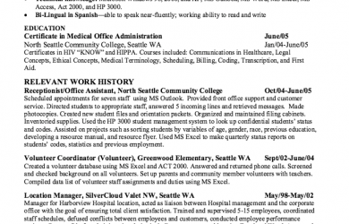 college resumes samples office assistant resume