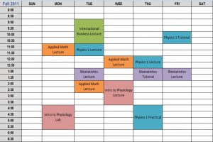 college schedule planner idealschedule