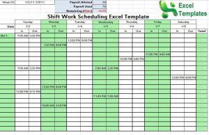 college schedule template shift schedule template image snap