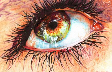 colored pencil drawings 16 eye hyper realistic color pencil drawing by christina papagianni
